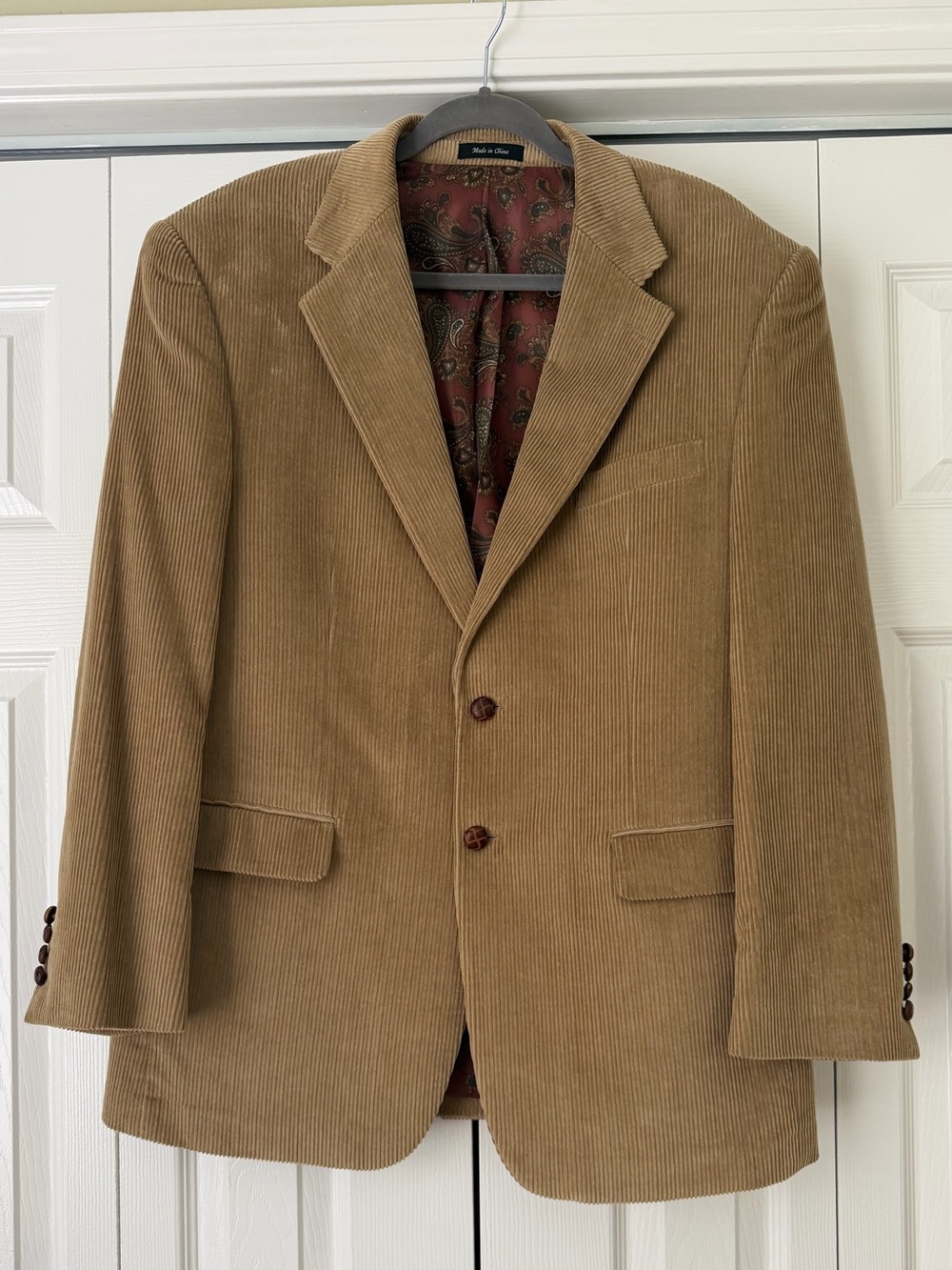 Ralph Lauren Men's Corduroy Blazer in Camel